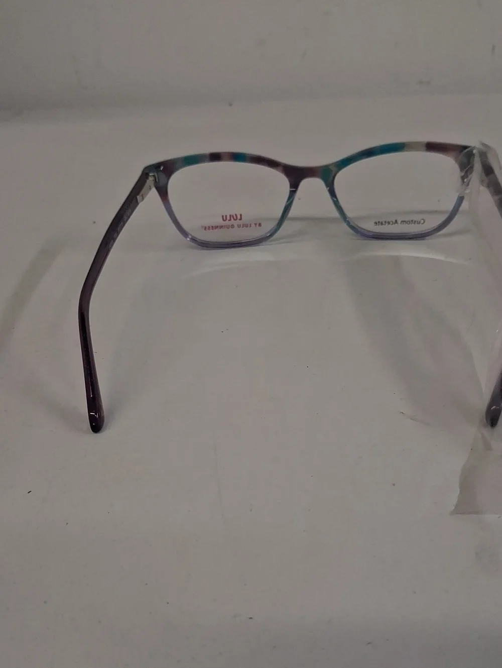 NWT Rxable Kids LuLu Guinness LK058 Teal & Purple Eyeglass Frames